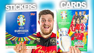 TOPPS EURO 2024 COLLECTION PROGRESS 99 COMPLETE [upl. by Barkley]