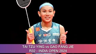 Tai Tzu Ying vs Gao Fang Jie  Badminton 2024 [upl. by Utley]