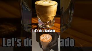 LETS MAKE CORTADO coffee subscribe latteart latte [upl. by Andaira245]