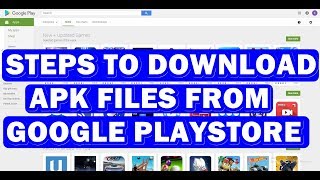 RACCOON The APK Files Downloader From Google Play Store To Computer [upl. by Oly]