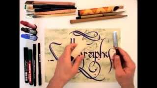 Calligraphy tutorial  for beginners [upl. by Ike208]