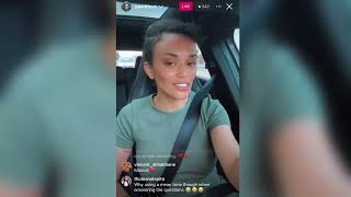 IG live video Pearl Thusi explains why her show is different DJ Zinhle Nadia Nakai pearlthusi [upl. by Sherrard]