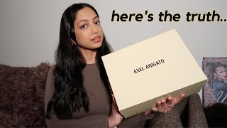 Axel Arigato Taupe Marathon RTrail Sneakers UNBOXING [upl. by Romulus]