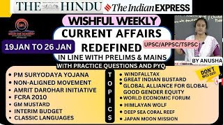 THE HINDU amp IE weekly current affairs analysis13th Jan to 25th Jan  upsc  ekamiasacademy [upl. by Ailaro314]