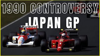 1990 Prost Senna  Senna vs Prost 1990  1990 japanese grand prix  Senna vs prost crash 1990 [upl. by Johnath425]