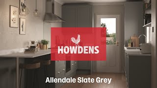 Howdens Allendale Slate Grey Shaker Kitchen [upl. by Aicened]