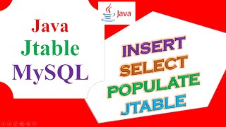 Java JTable MySQL Database Ep01  Insert From jTextFieldJComboBoxjRadioButtonSelectFill JTable [upl. by Bradan]