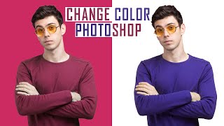 How to change t shirt color in Photoshop [upl. by Kilbride206]