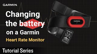 Tutorial  Changing the battery on a Garmin Heart Rate Monitor [upl. by Milburn160]