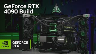 GeForce Garage  RTX 4090 Build by LiquidHaus [upl. by Tristram45]