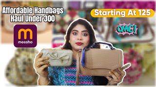 Affordable Meesho Women Handbags Haul  Meesho Handbags Starting At Only Rs 125 GlamYourLook [upl. by Tnahs]