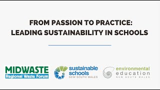 Leading Sustainability in Schools From Passion to Practice [upl. by Ajoop]