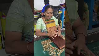 AARIWORK DESIGN MAKING  AARI BLOUSE MAKING AT SS REGHA DESIGNERS [upl. by Spenser]