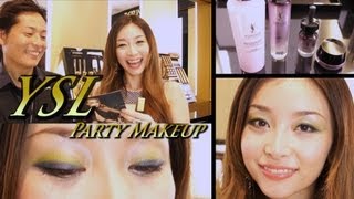 必見イヴ・サンローランのトップアーティストに教わる新作コスメメイク！YSL Fall 2013 Party Makeup [upl. by Zehc]