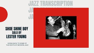 Shoe Shine Boy by Lester Young Jazz Guitar Transcription [upl. by Novart14]