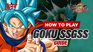 GOKU SSGSS guide by  NitroNY   DBFZ  DashFight [upl. by Loy]