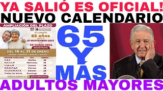 🛑YA SALIÓ NUEVO CALENDARIO OFICIAL ARIADNA MONTIEL ADULTOS MAYORES 65 Y MÁS🥊 [upl. by Wiburg]