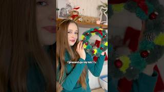 VIRALOWY WIENIEC z włóczki🎄 YouTubeowy kalendarz adwentowy 224 święta christmasdiy diy art [upl. by Bail]