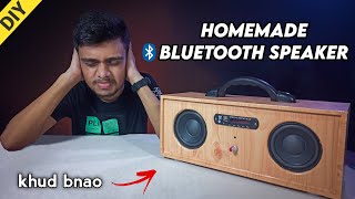 How to make 60w bluetooth speaker  DIY speaker building [upl. by Crocker]