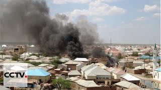 At least 10 killed in two explosions in Galkayo [upl. by Kevin]