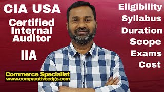 How to become a Certified Internal Auditor CIA  CIA IIA  Internal Audit  Commerce Specialist [upl. by Eninnej]