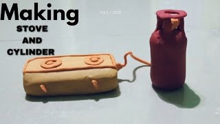 Making cylinder and stove 🤩Triplescreation [upl. by Emogene]