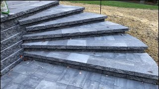 Stone Patio and Staircase 1 Week Experience [upl. by Ardnic445]