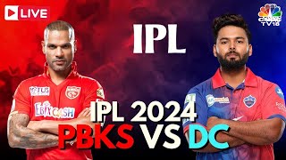 IPL 2024 LIVE PBKS Vs DC LIVE Match  Rishabh Pant  Shikhar Dhawan  Punjab Vs Delhi Score  N18L [upl. by Ailecnarf]