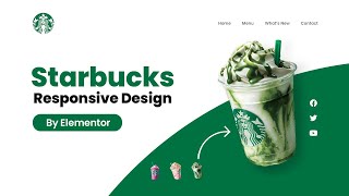 Starbucks Elementor Landing Page Website Design  WordPress Elementor Pro Tutorial 2022 [upl. by Lemmuela952]