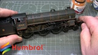 Humbrol  Weathering Powder  Hornby Class B1 Steam Loco [upl. by Odnanreh563]