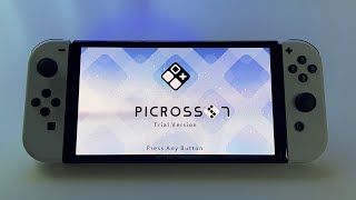 PICROSS S7  Review  Switch OLED handheld gameplay [upl. by Minda765]