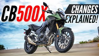 New 2023 Honda CB500X Changes Explained [upl. by Rybma]