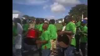 Opening of Carnival Parade URLINGS IRON BAND e July 27th St Johns City Antigua amp Barbuda 2013 [upl. by Ramak]