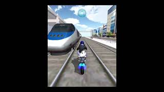 bullet train crash motorcycle 3d driving class shorts games 3ddrivingclass3ddrivinggames [upl. by Thomas]