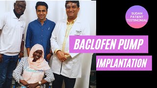 Baclofen Pump  Spinal Cord Injury Recovery Story  Sudan Patient [upl. by Htebazileyram]