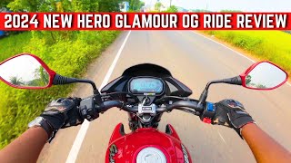 Hero Glamour OG 2024 Ultimate Ride Test amp Honest Review  MOTODETAILSHINDI [upl. by Hctud]