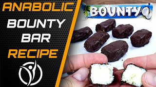 Anabolic Bounty Bars  Low Calorie Chocolate Bar Recipe [upl. by Nanette]