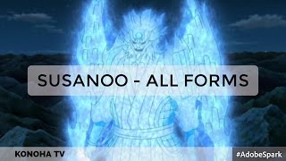 Susanoo  All Forms  Hagoromos Susanoo Revealed [upl. by Atilrac765]