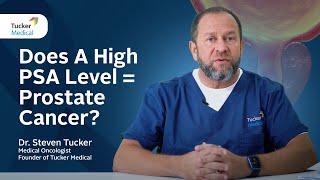 Does High PSA Levels  Prostate Cancer  Dr Steven Tucker [upl. by Doralia225]