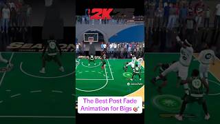 The Best Post Fade Animation For Bigs NBA2K25 [upl. by Fugate489]