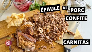 ÉPAULE DE PORC CONFITE 🐷 les tacos carnitas la petite bette [upl. by Eveivenej968]