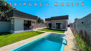 CASA COM PISCINA E CHURRASQUEIRA PERTO DA PRAIA DE ITAIPUAÇU MARICÁRJ PERFEITA PRA SUA FAMÍLIA🥰 [upl. by Camm]