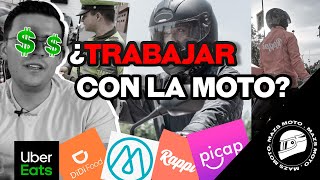 APPS para trabajar con la MOTO  Picap Didi Mensajeros Urbanos [upl. by Adnoyek599]