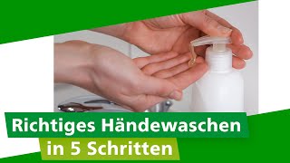 Hände waschen 5 Tipps für eine gute Handhygiene  AOK [upl. by Ycnalc876]