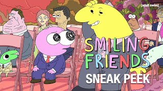 Smiling Friends  Season 2  Erm The Boss Finds Love  Sneak Peek  Adult Swim Europe [upl. by Kerns]