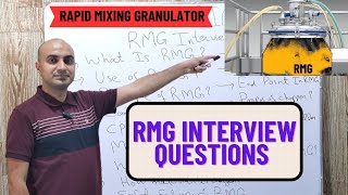 RMG Interview Questions  Rapid Mixer Granulator [upl. by Lancelot152]