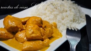 POLLO AL CURRY RECETA MUY FÁCIL Y RÁPIDA [upl. by Mcintosh160]