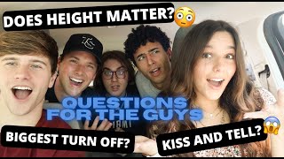 asking GUYS juicy questions girls are too afraid to ask 😳 [upl. by Modla]