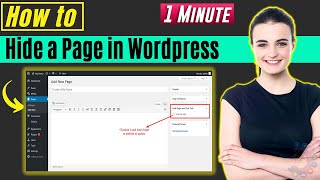 How to hide a page in wordpress 2024 [upl. by Ayian]