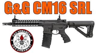 AIRSOFT  REVIEW  TBC  GampG CM16 SRL  ENGLISH SUBS [upl. by Shipman]